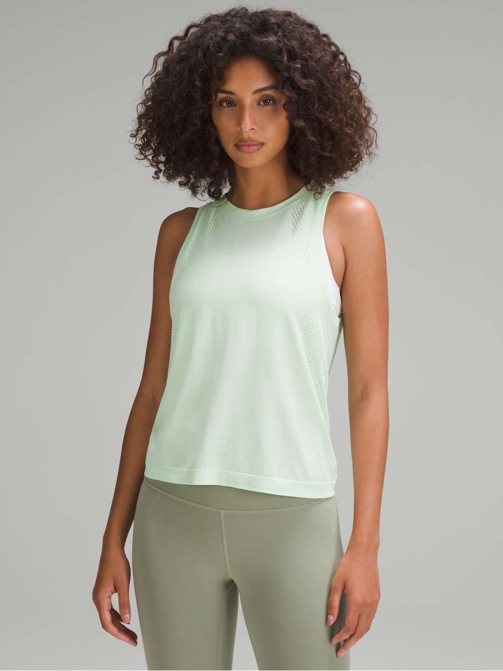 Lululemon Train to Be Tank Top - Kohlrabi Green